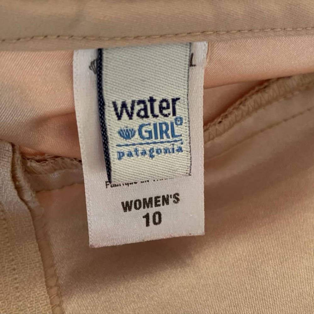 Patagonia Water Girl Women's Tan Mid Length Khaki Skirt Size 10 - Picture 5 of 8